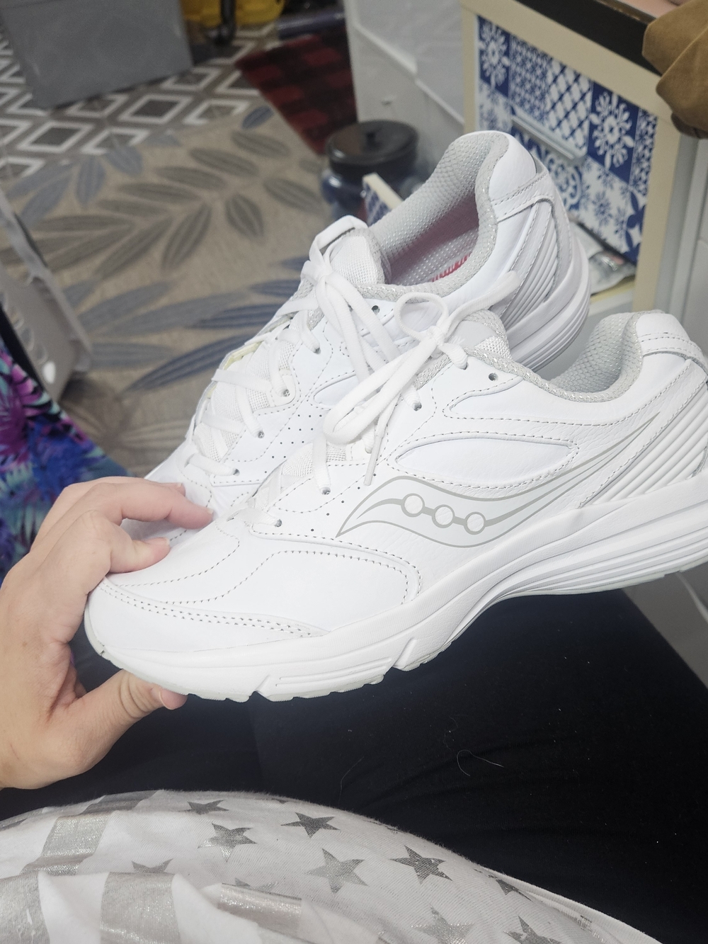 Saucony Women's White Walking Sneakers